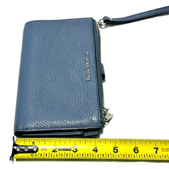 Michael Kors Slate Blue Wristlet - Picture 8 of 14